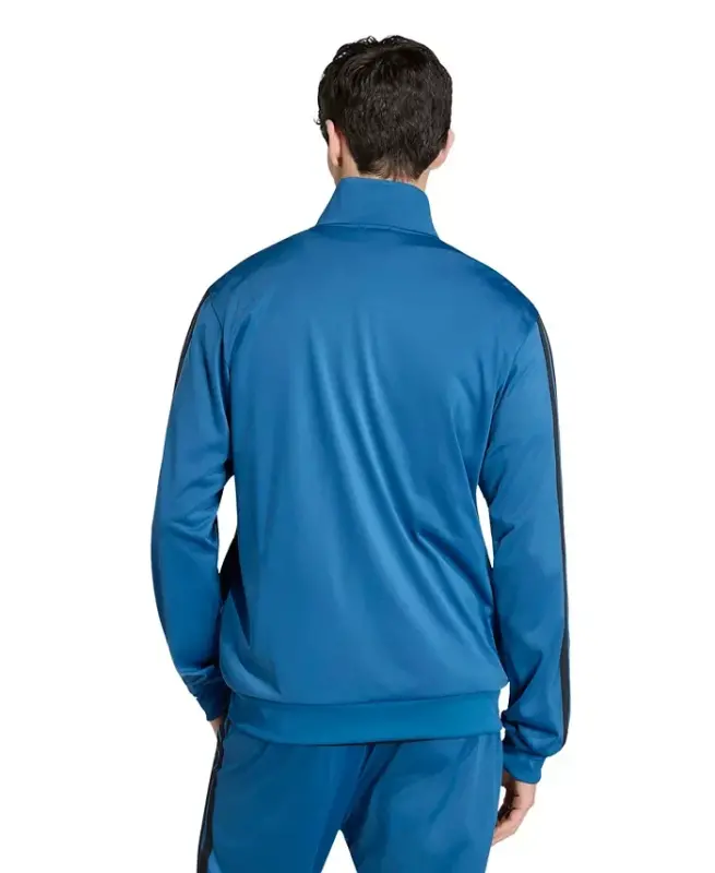 Men's 3 Stripes Tricot Regular Track Jacket - Dusky Petrol - 3