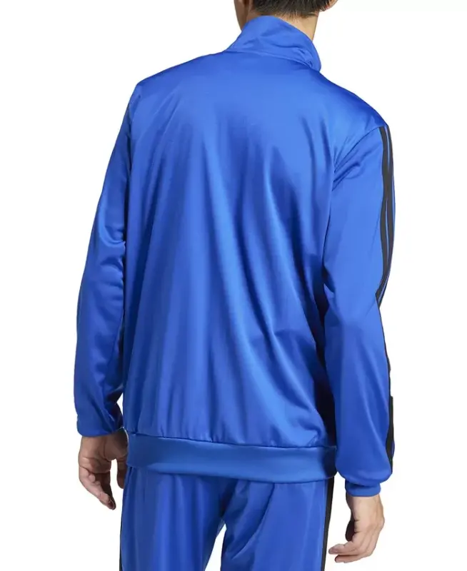 Men's 3 Stripes Tricot Regular Track Jacket - Team Royal/Black - 3