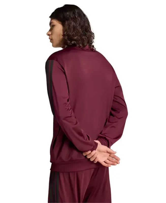 Men's 3-Stripes Tricot Track Jacket - Maroon - 3