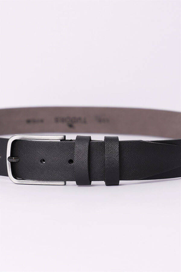 Men's 3.5 Cm Classic Black Belt - 2