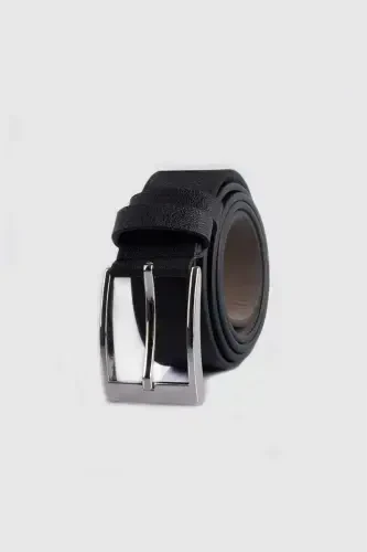 Men's 3.5 Cm Classic Black Belt - 1
