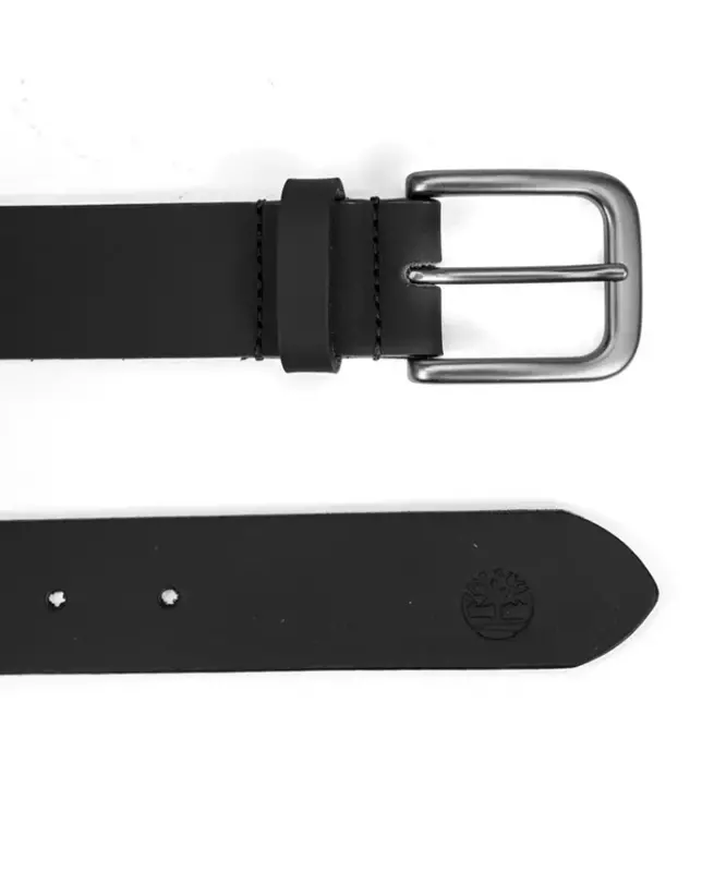 Men's 35mm Classic Jean Leather Belt-Black - 2