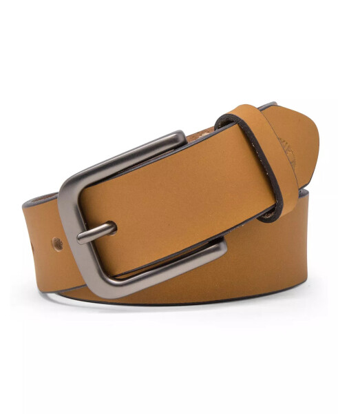 Men's 35mm Classic Jean Leather Belt Wheat - 2