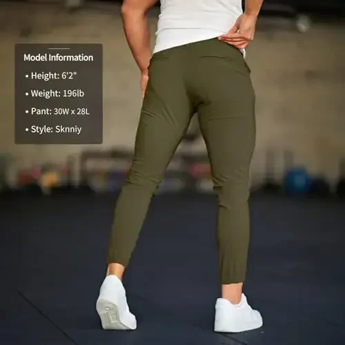 Men's 4-Way Stretch Slim Tapered Fit Golf Joggers -30