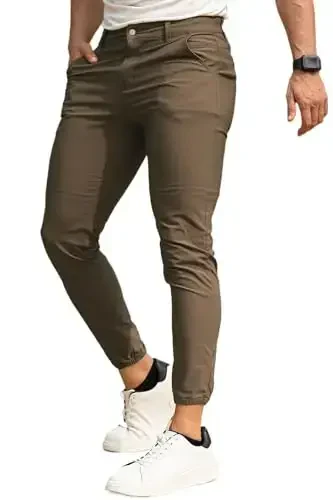 Men's 4-Way Stretch Slim Tapered Fit Golf Joggers -30
