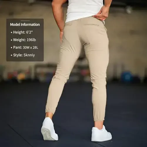 Men's 4-Way Stretch Slim Tapered Fit Golf Joggers -30