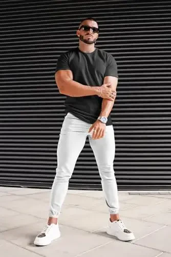 Men's 4-Way Stretch Slim Tapered Fit Golf Joggers -30