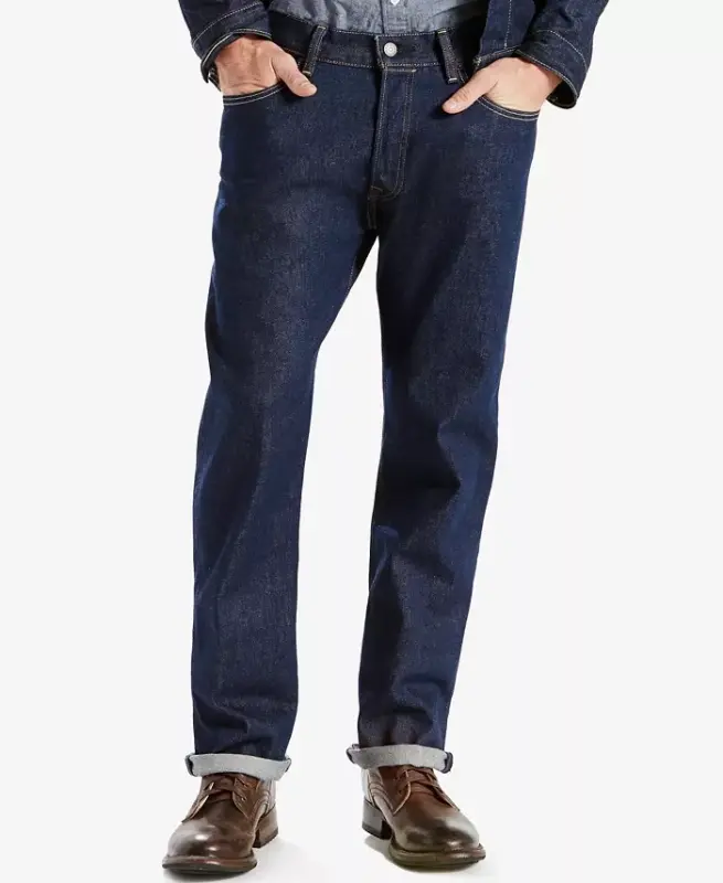 Men's 501® Original Fit Button Fly Stretch Jeans - 1
