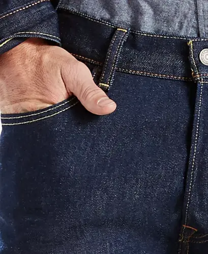Men's 501® Original Fit Button Fly Stretch Jeans - 3