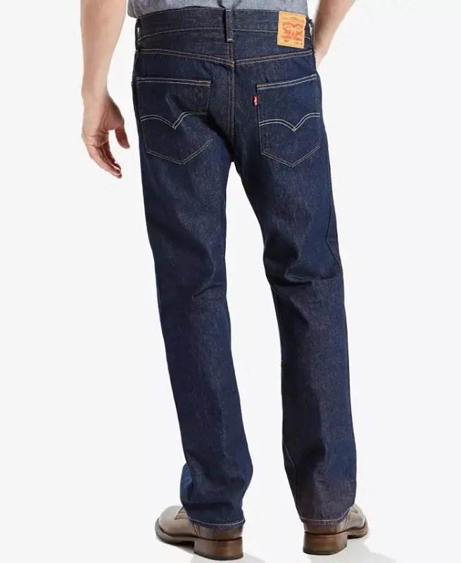 Men's 501® Original Fit Button Fly Stretch Jeans - 6