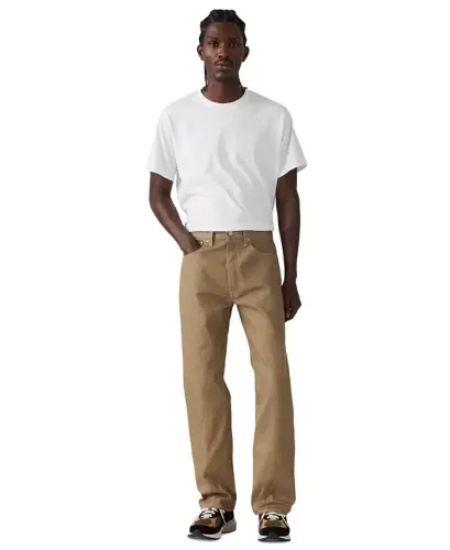 Men's 501® Original Shrink-to-Fit™ Non-Stretch Jeans - Beige - 1