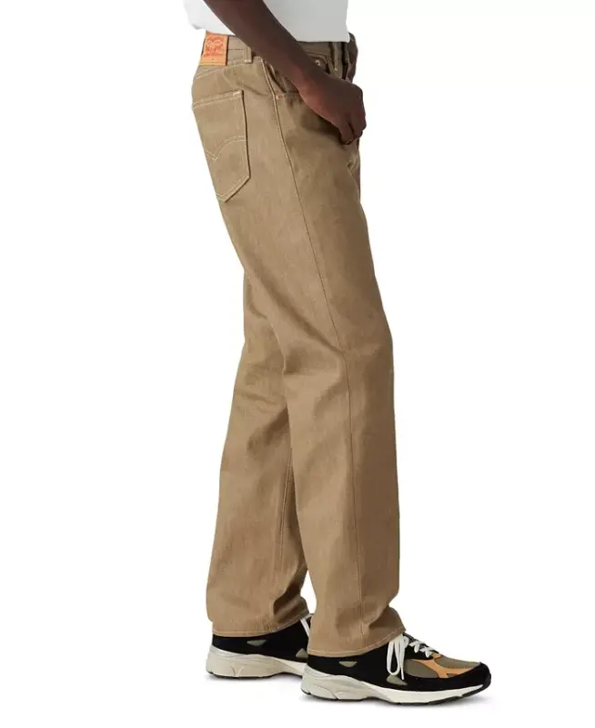 Men's 501® Original Shrink-to-Fit™ Non-Stretch Jeans - Beige - 3