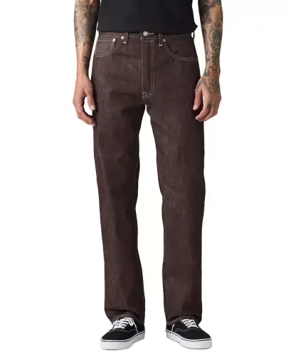 Men's 501® Original Shrink-to-Fit™ Non-Stretch Jeans - Burgundy 