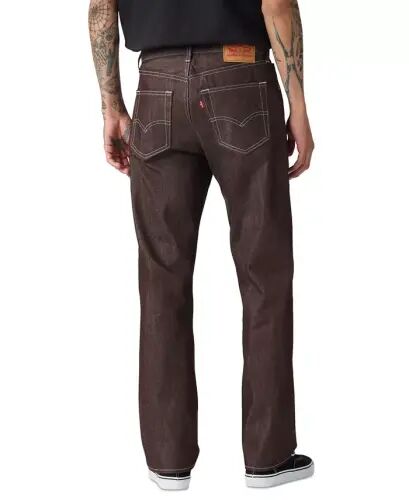 Men's 501® Original Shrink-to-Fit™ Non-Stretch Jeans - Burgundy - 3