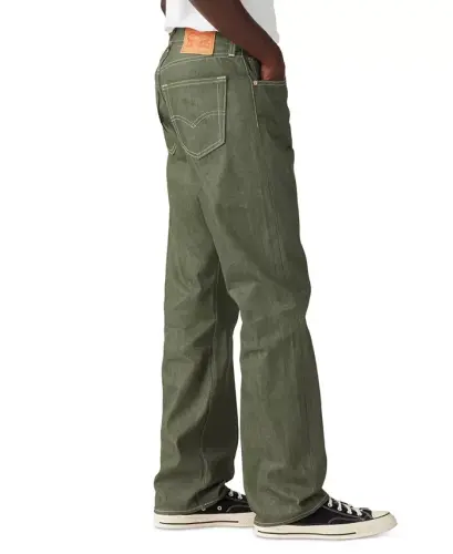 Men's 501® Original Shrink-to-Fit™ Non-Stretch Jeans-Green Stf - 3