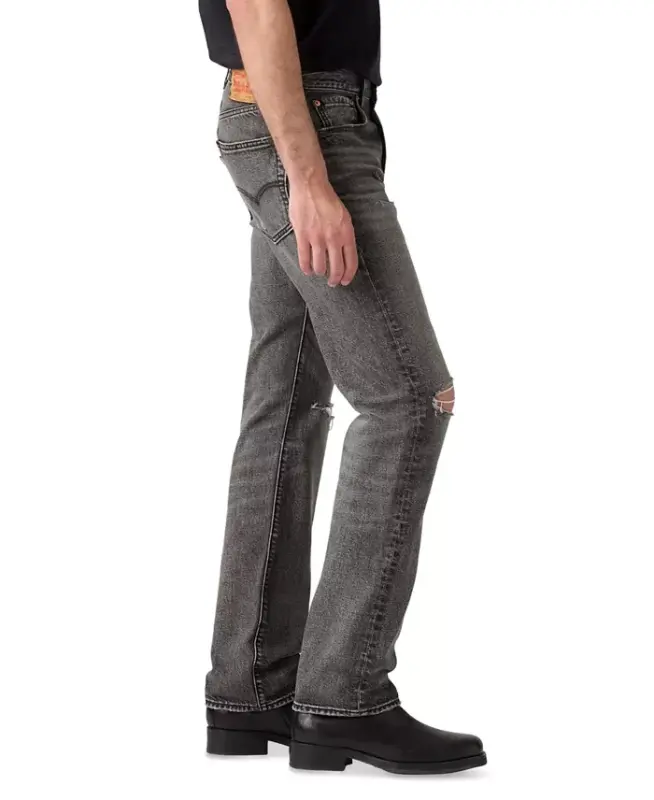 Men's 501™ Regular-Fit Button Fly Non-Stretch Jeans - Black Sand Beach Dx - 3