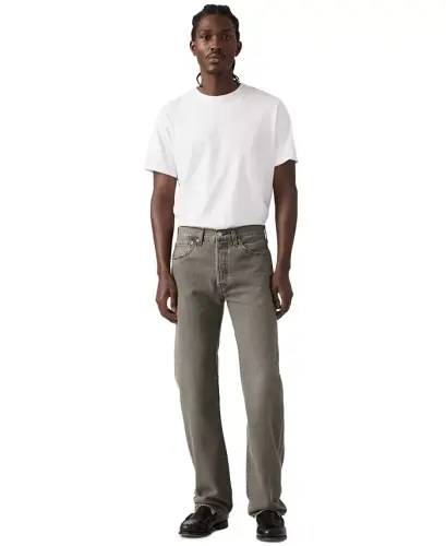 Men's 501™ Regular-Fit Button Fly Non-Stretch Jeans - Firepit 