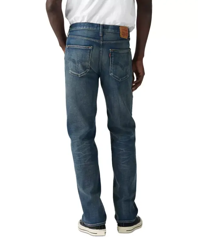 Men's 501 Straight-Fit Button Fly Stretch Jeans - 3pm In Columbus - 3