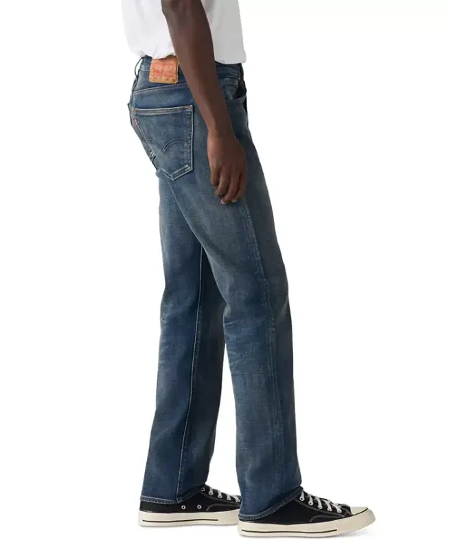 Men's 501 Straight-Fit Button Fly Stretch Jeans - 3pm In Columbus - 2