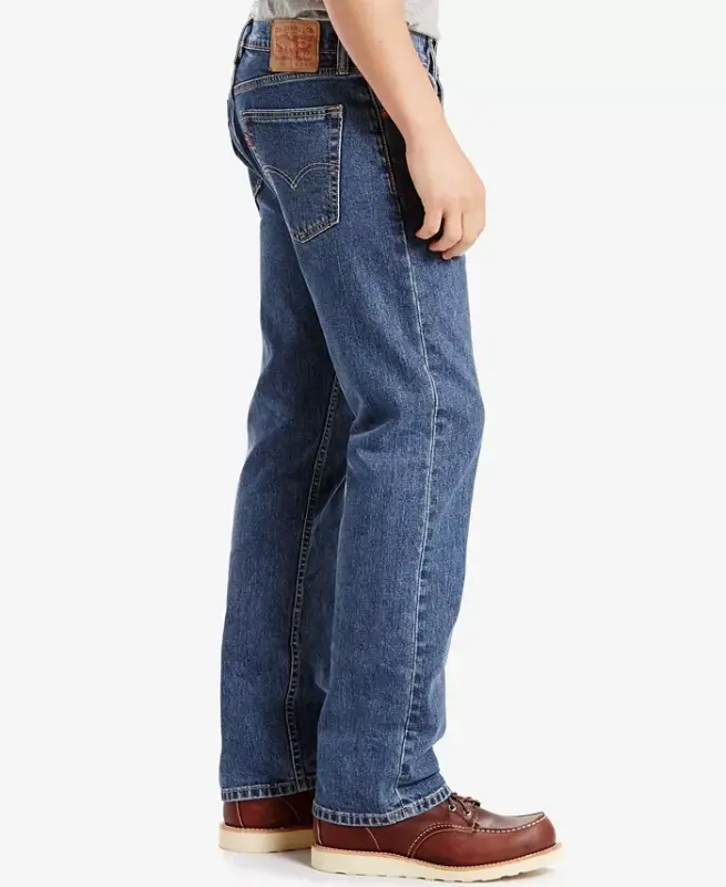Men's 505™ Regular Fit Stretch Jeans-Stonewash - 3