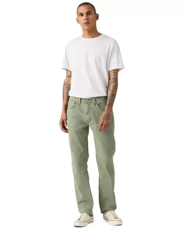 Men's 514 Straight-Fit Jeans - DEEP LICHEN GREEN - 1
