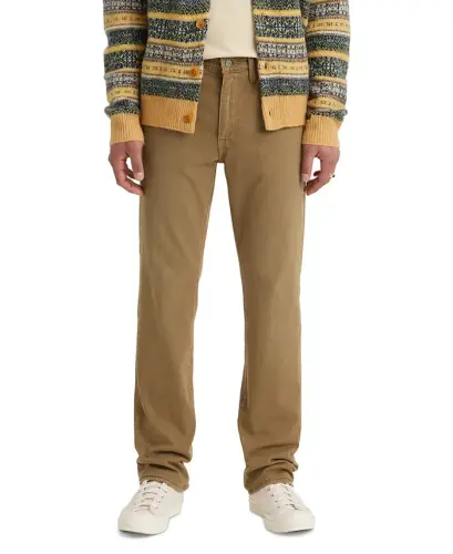 Men's 514 Straight-Fit Soft Twill Jeans-British Khaki 
