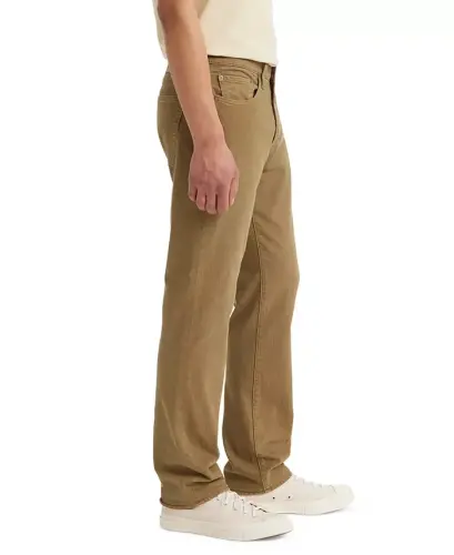 Men's 514 Straight-Fit Soft Twill Jeans-British Khaki - 3