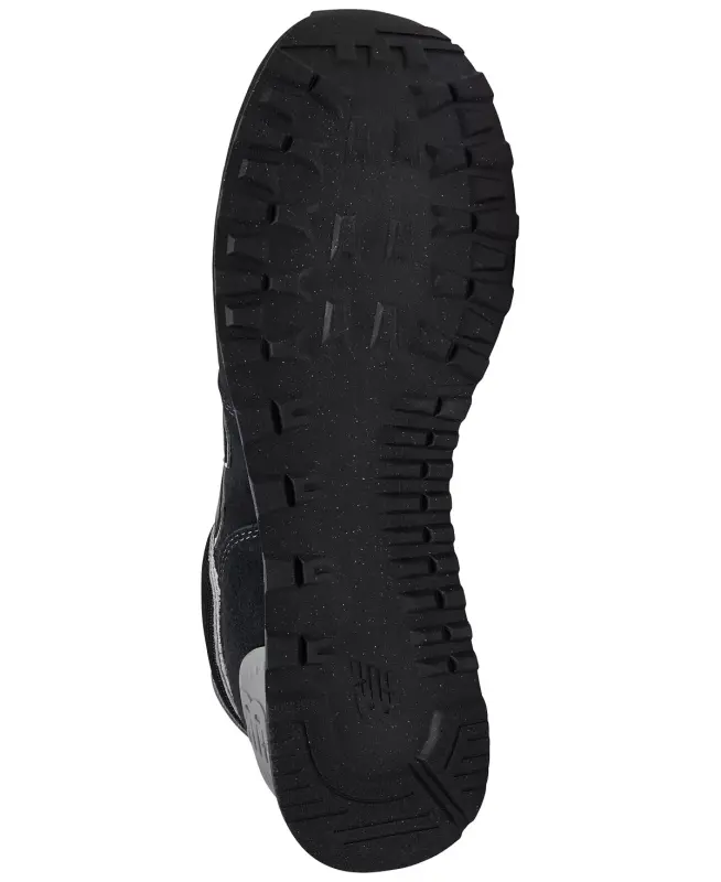 Men's 574 Casual Sneakers from Finish Line-Black, White - 6