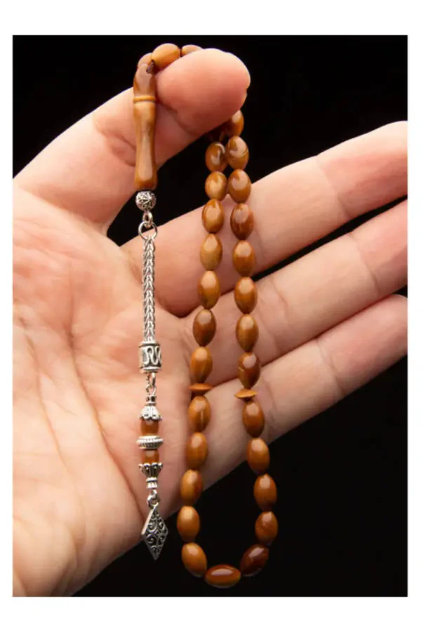 Men's 6x9mm Barley Cut Kuka Rosary, Wrist Size Kuka Rosary - 1