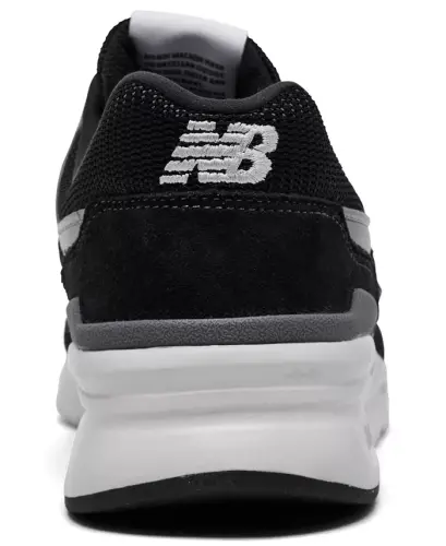 Men's 997 Casual Sneakers from Finish Line-BLACK/SILVER - 4