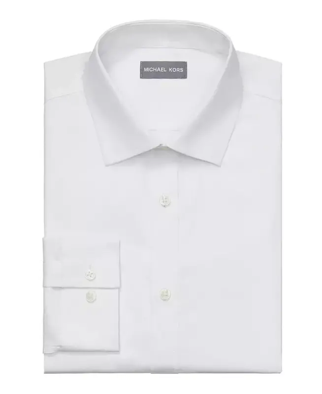 Men's Airsoft Slim Fit Untucked Length Wrinkle Free Stretch Dress Shirt - 4
