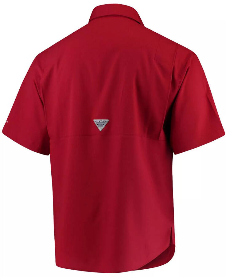 Men's Alabama Crimson Tide PFG Tamiami Shirt Crimson - 4