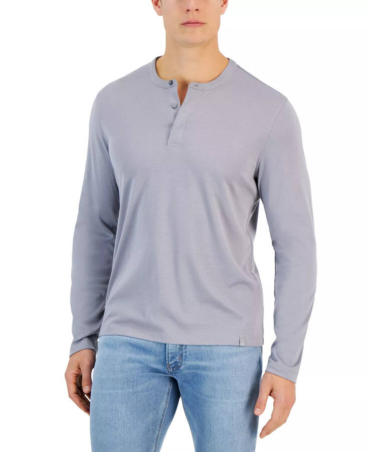 Men's Alfatech Solid Henley, Created for Modazone Skyrocket - 5