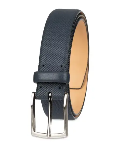 Men's AlfaTech Stretch Dress Belt - Blue - ALFANI (1)