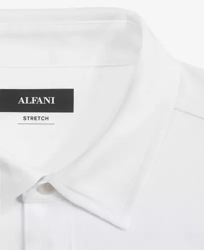 Men's AlfaTech Stretch Solid Polo Shirt, Created for Modazone-Bright White - 3