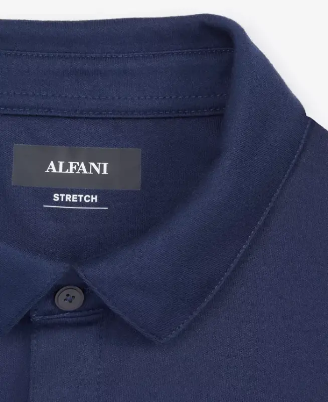 Men's AlfaTech Stretch Solid Polo Shirt, Created for Modazone-Neo Navy - 3