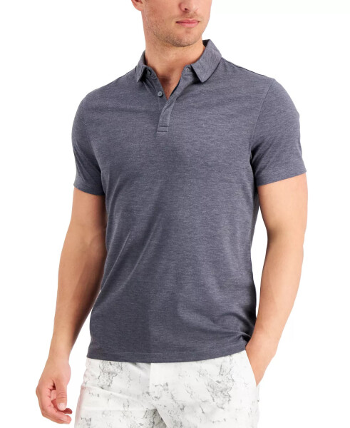 Men's AlfaTech Stretch Solid Polo Shirt, Created for Modazone Oxford Heather - 4