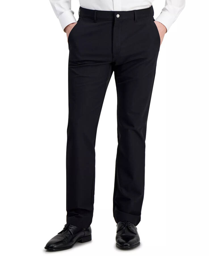 Men's Alfatech Woven Smart Pants, Created for Modazone Black - 6