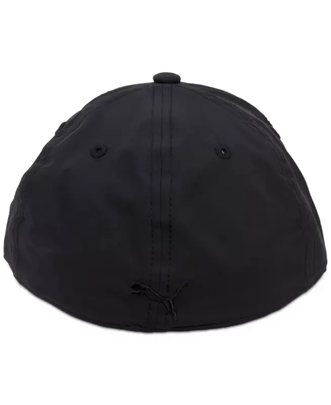 Men's Alloy Solid Color Cat Logo Stretch Fit Cap - 3