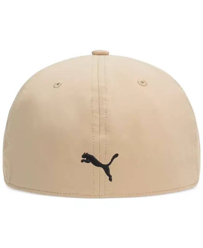 Men's Alloy Solid Color Cat Logo Stretch Fit Cap - 8