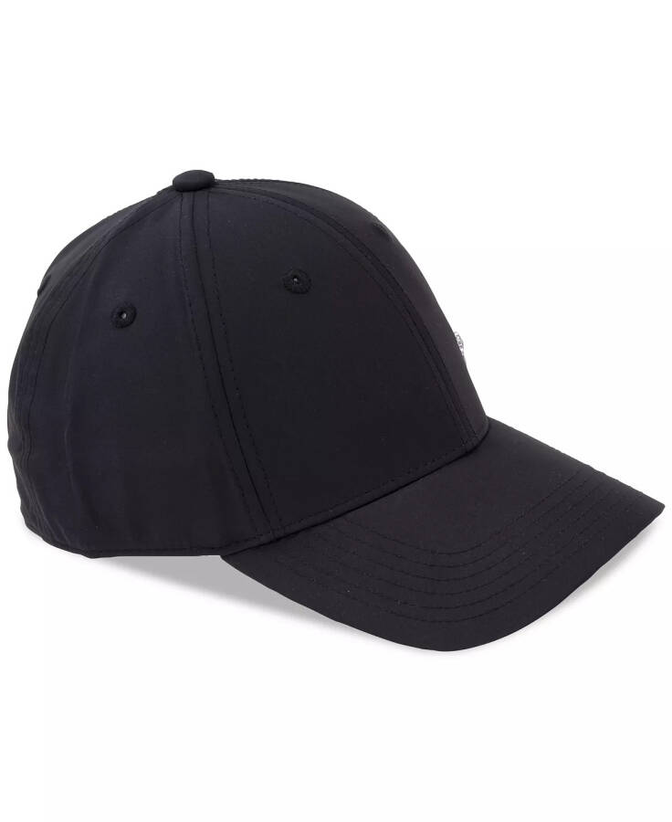 Men's Alloy Solid Color Cat Logo Stretch Fit Cap Black - 3