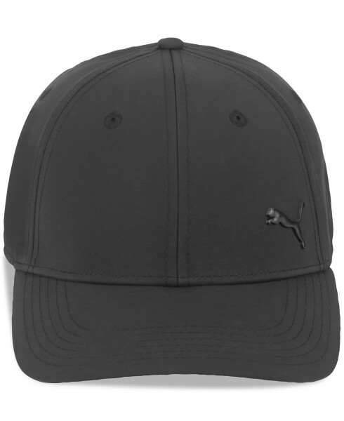 Men's Alloy Solid Color Cat Logo Stretch Fit Cap Black Traditional/Black - 1