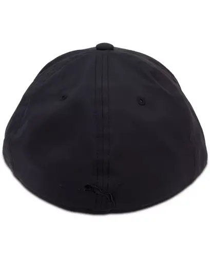 Men's Alloy Solid Color Cat Logo Stretch Fit Cap - Black/Red - 3