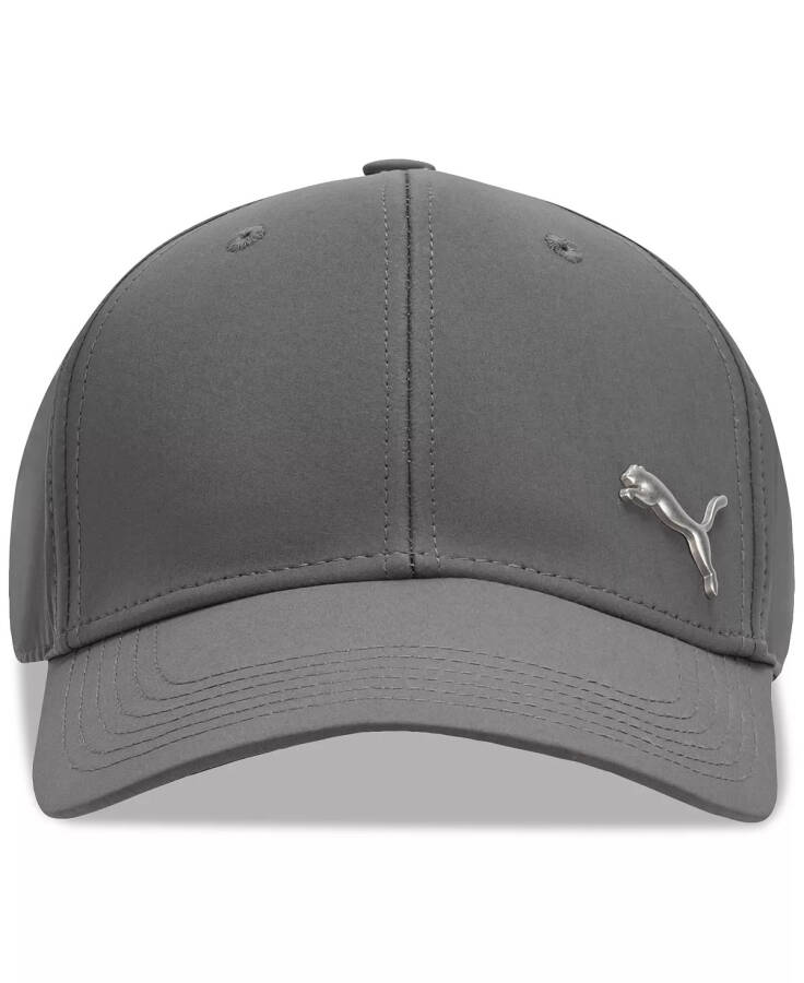 Men's Alloy Solid Color Cat Logo Stretch Fit Cap Gray/quiet Shade - 1