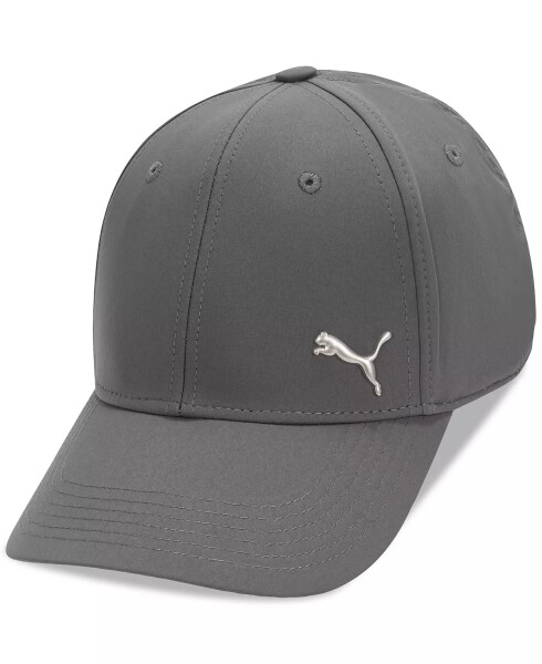 Men's Alloy Solid Color Cat Logo Stretch Fit Cap Gray/quiet Shade - 3