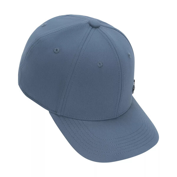 Men's Alloy Solid Color Cat Logo Stretch Fit Cap Grey/blue - 3