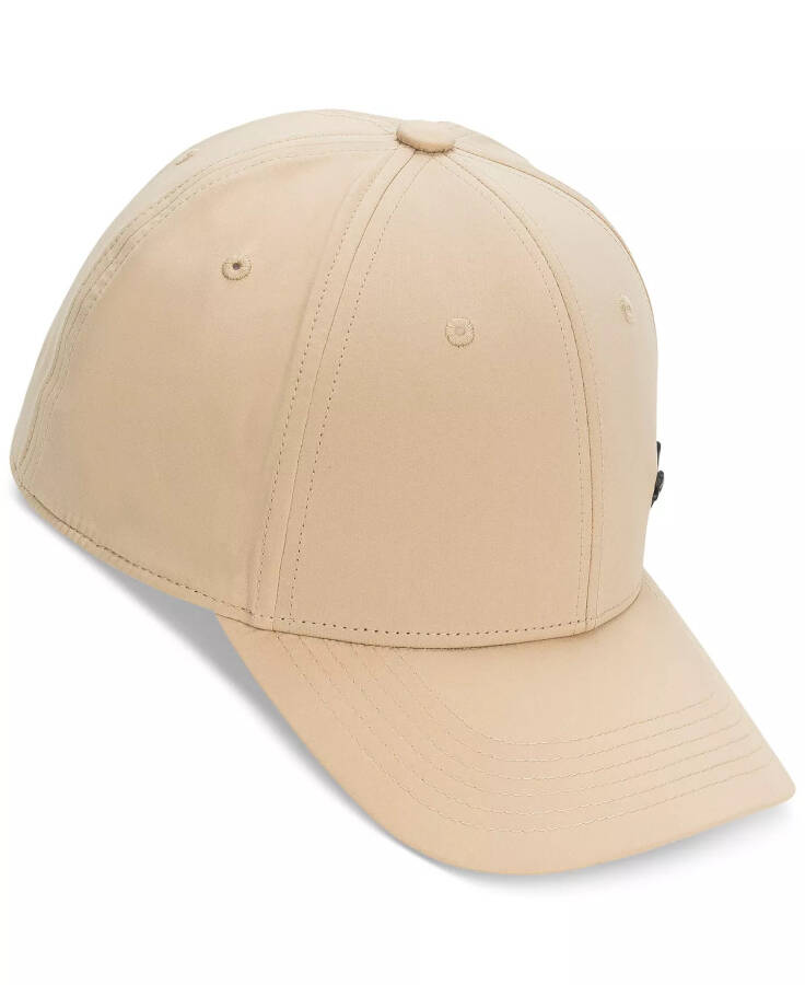 Men's Alloy Solid Color Cat Logo Stretch Fit Cap Khaki - 3