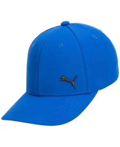 Men's Alloy Solid Color Cat Logo Stretch Fit Cap - Mountain Blue - PUMA (1)