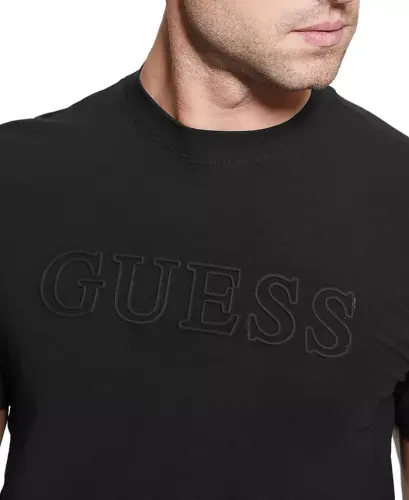 Men's Alphy Short Sleeves T-shirt-Jet Black - 3