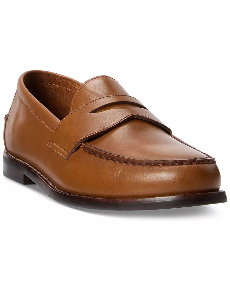 Men's Alston Leather Penny Loafers Tan - 1